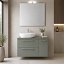 Mueble de baño sobre encimera Carmen 2 cajones 1 puerta suspendido estructura oculta de Avila dos